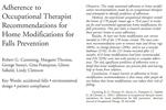 Adherence to Occupational Therapist Recommendations for Home Modifications 